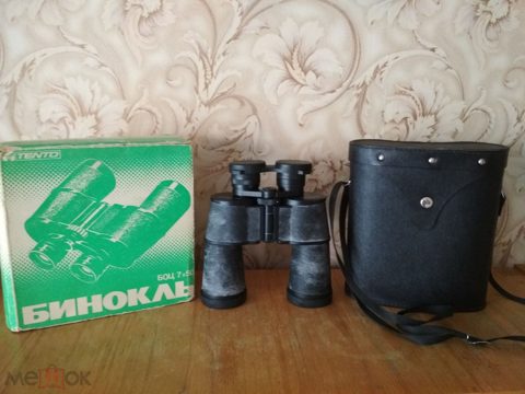 Советский бинокль TENTO БОЦ 7×50. СССР — продан за 17 000 ₽