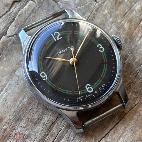 Часы советские наручные Победа 1МЧЗ, СССР, 1950е — продан за 14 830 ₽