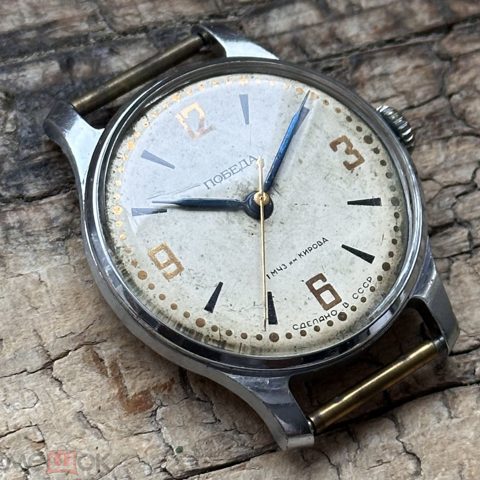 Редкие советские часы Победа ЧН-604К, СССР, 1950е — продан за 12 005 ₽