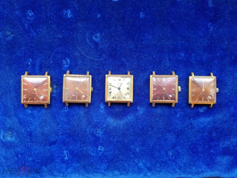 Часы Слава СССР АУ 20 Позолоченные. — продан за 16 000 ₽