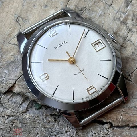 Часы мужские советские Восток 2214, СССР, 1960е — продан за 26 953 ₽