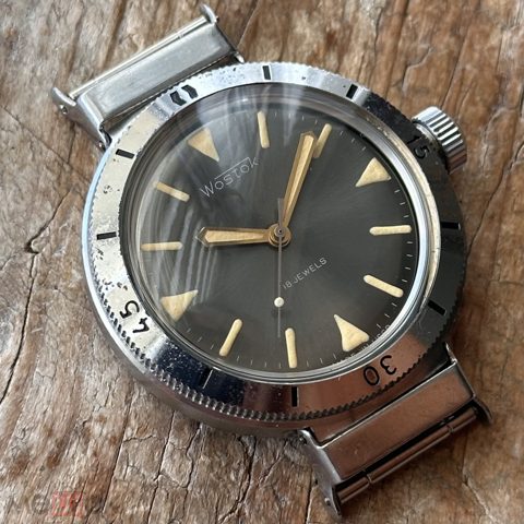 Часы советские Восток Амфибия ушастая 2209, СССР, 1970е — продан за 46 609 ₽