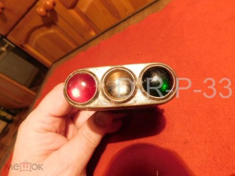 Фонарик карманный с обоймой на 3 цвета редкий фонарик довоенный?СССР Ленинград освещение быт утварь — продан за 8 000 ₽