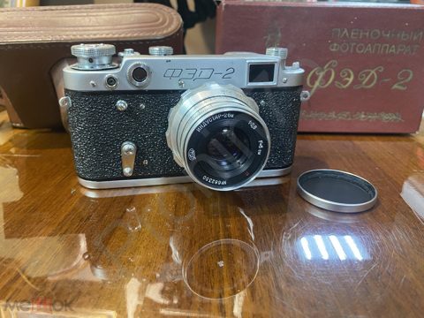 Фотоаппарат СССР ФЭД 2, объектив "Индустар-26м F=5 см 1,8/53". ЛЮКС!!! — продан за 5 000 ₽