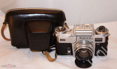 Фотоаппарат Киев 4М Олимпийский с Юпитер-8М 2/53 СССР Арсенал 1980 г. Комплект Как новый. Редкий! — продан за 10 990 ₽