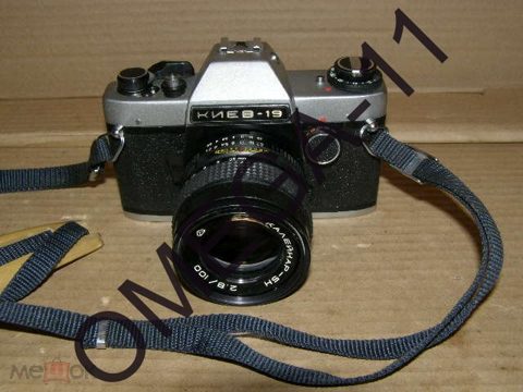 Фотоаппарат - *КИЕВ-19* с объективом светосильным - *МС КАЛЕЙНАР-5Н 2,8/100мм*. Рабочий. СССР. — продан за 13 500 ₽