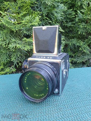 Фотоаппарат "Киев 88" с объективом Волна-3.  Коробка. Комплект. СССР. — продан за 14 999 ₽
