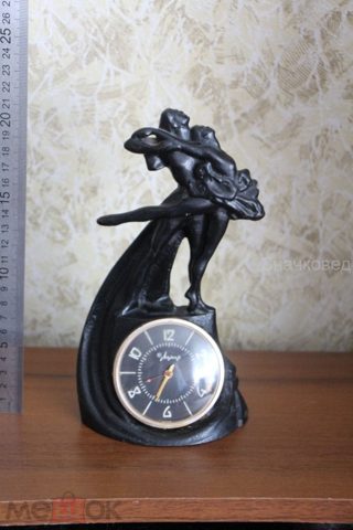 Часы статуэтка СССР молния касли Уланова балет 1968 г — продан за 7 500 ₽