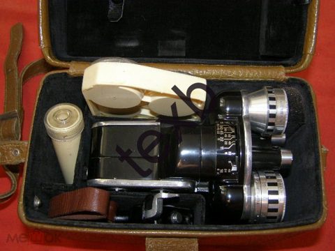 Кинокамера: "НЕВА-2". Механическая. В "родном" кофре. Заводится, крутится. Времён СССР. — продан за 15 000 ₽