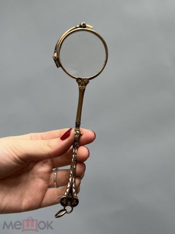 Очки старинные пенсне, Бронза и эмали. 19 век. Оригинал. — продан за 16 500 ₽