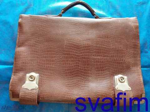 Кожаный Портфель СССР 1930-ег. — продан за 9 990 ₽
