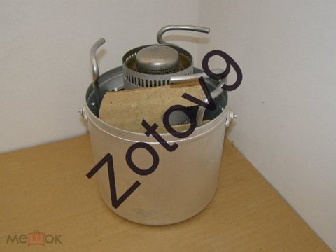 ПРИМУС ТУРИСТИЧЕСКИЙ - *ШМЕЛЬ*. С котелком и с *ЗИПом*. СССР. НОВЫЙ. — продан за 11 500 ₽
