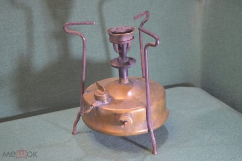 Примус "Кольчугино". Латунь. ВСНХ. СССР. 1920е. — продан за 30 000 ₽