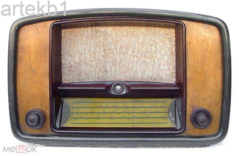 Радиоприемник Балтика РЗ-1 Рижский радиозавод ВЭФ Рига СССР 1951 г. — продан за 20 000 ₽
