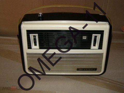 Радиоприёмник - *VEF-SPIDOLA* (*ВЭФ-СПИДОЛА*). Рабочий. 1966г. СССР. — продан за 17 500 ₽