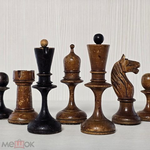 Шахматы СССР Редкие Деревянные Антикварные 1920-30-е годы — продан за 59 900 ₽