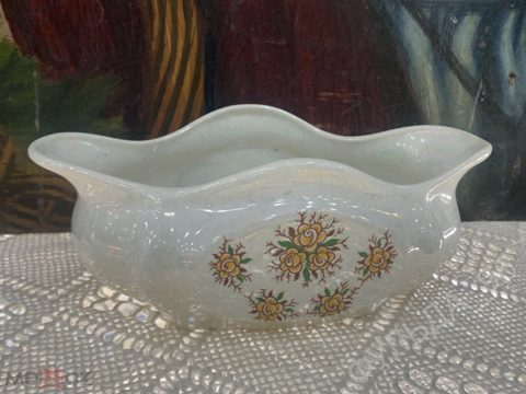 Соусник Фарфор? Фаянс? СССР 20*10*8 см — продан за 800 ₽