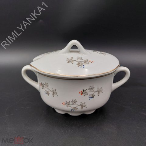 СОУСНИК С КРЫШКОЙ. ФАРФОР. З-Д ПРОЛЕТАРИЙ, МСТА. СССР. 196-80-Е. СОСТОЯНИЕ ОТЛИЧНОЕ. НЕЧАСТЫЙ. — продан за 2 800 ₽