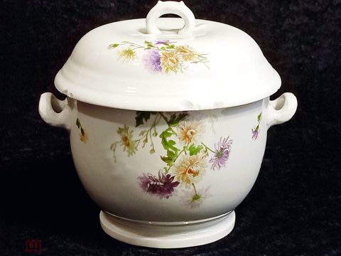Супница Дулево им. Правды 1920е антикварная фарфор старинная клеймо 0103 — продан за 16 000 ₽
