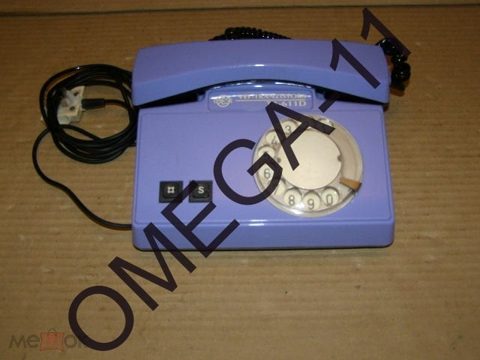 Телефон дисковый стационарный - *ТА-611D*. VEF-TRANZISTOR. Рижский завод. Рабочий. СССР. — продан за 4 500 ₽