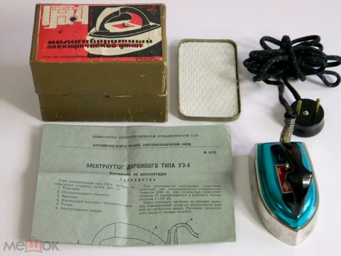 Утюжок дорожный 1966г СССР рабочий утюг старинный 0711 — продан за 4 000 ₽
