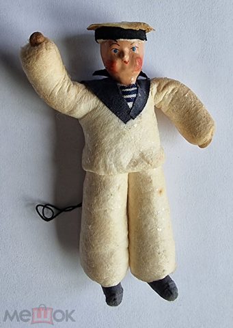 Елочная игрушка ватная Морячок Моряк  Фабрика Ленигрушка — продан за 25 500 ₽