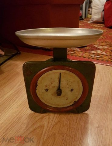 Весы кухонные раритет (СССР) — продан за 10 500 ₽