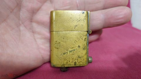ЗАЖИГАЛКА бензиновая Окопная Латунь ВОВ 1945г Ставрополь ПОБЕДА Винтаж СССР Л(м — продан за 4 300 ₽