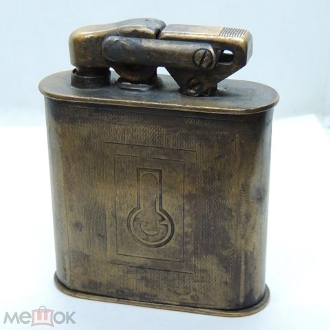 KW (KARL WEIDEN) Редкая Винтажная бензиновая большая настольная зажигалка Германия 30-40-е годы ZAG — продан за 9 000 ₽