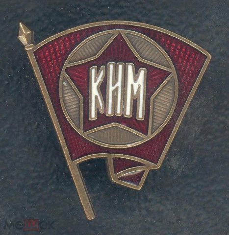 СССР членский знак КИМ обр. 1922 г. комсомол ВЛКСМ АЛЭ — продан за 4 000 ₽